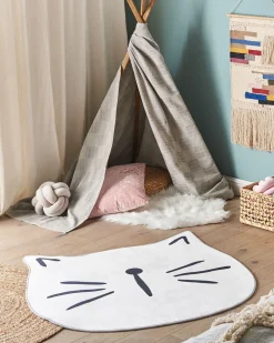 Online Beliani Matto Valkoinen 100 Cm Kitty