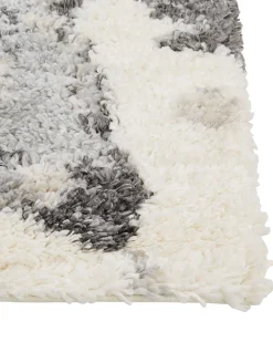 Matot<Beliani Matto Valkoinen/Harmaa 160 X 230 Cm Sevan