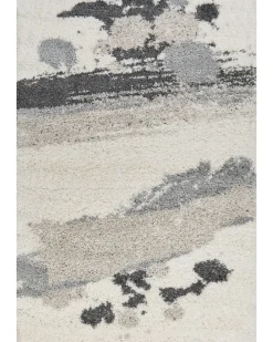 Matot<Beliani Matto Valkoinen/Harmaa 200 X 300 Cm Goris