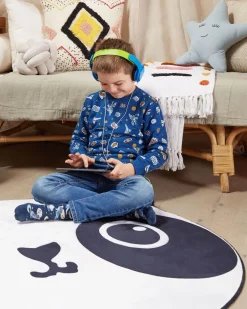 Hot Beliani Matto Valkoinen/Musta 120 Cm Panda