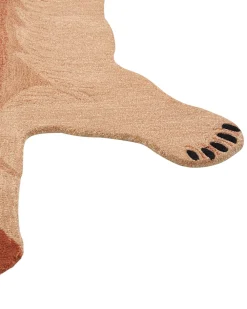 Cheap Beliani Matto Villa Beige 100 X 160 Cm Mufasa