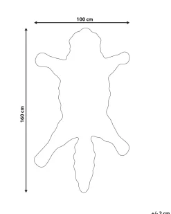 Discount Beliani Matto Villa Beige 100 X 160 Cm Balto