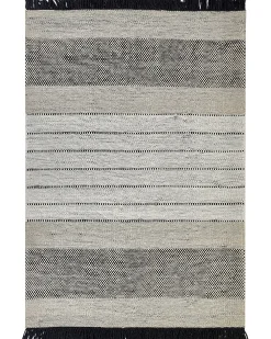 Fashion Beliani Matto Villa Beige/Musta 160 X 230 Cm Yazlik