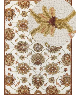Matot<Beliani Matto Villa Beige/Ruskea 160 X 230 Cm Ezine