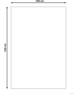 Best Beliani Matto Villa Beige/Sininen 160 X 230 Cm Kumru