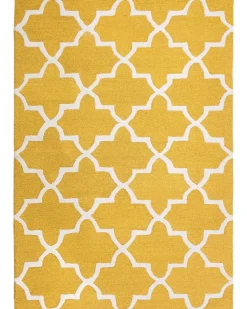 Matot<Beliani Matto Villa Keltainen 160 X 230 Cm Silvan