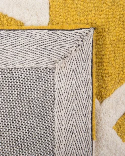 Matot<Beliani Matto Villa Keltainen 160 X 230 Cm Silvan