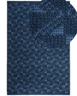 Matot<Beliani Matto Villa Laivastonsininen 160 X 230 Cm Savran