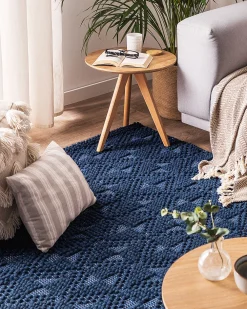 Matot<Beliani Matto Villa Laivastonsininen 160 X 230 Cm Savran