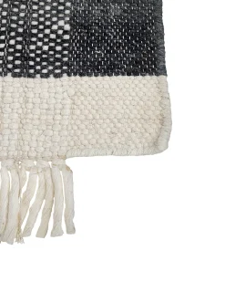 Matot<Beliani Matto Villa Musta/Luonnonvalkoinen 160 X 230 Cm Atlanti