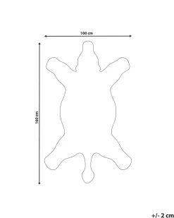 Matot<Beliani Matto Villa Musta/Valkoinen 100 X 160 Cm Marty