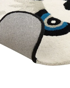 Matot<Beliani Matto Villa Musta/Valkoinen 100 X 160 Cm Jingjing