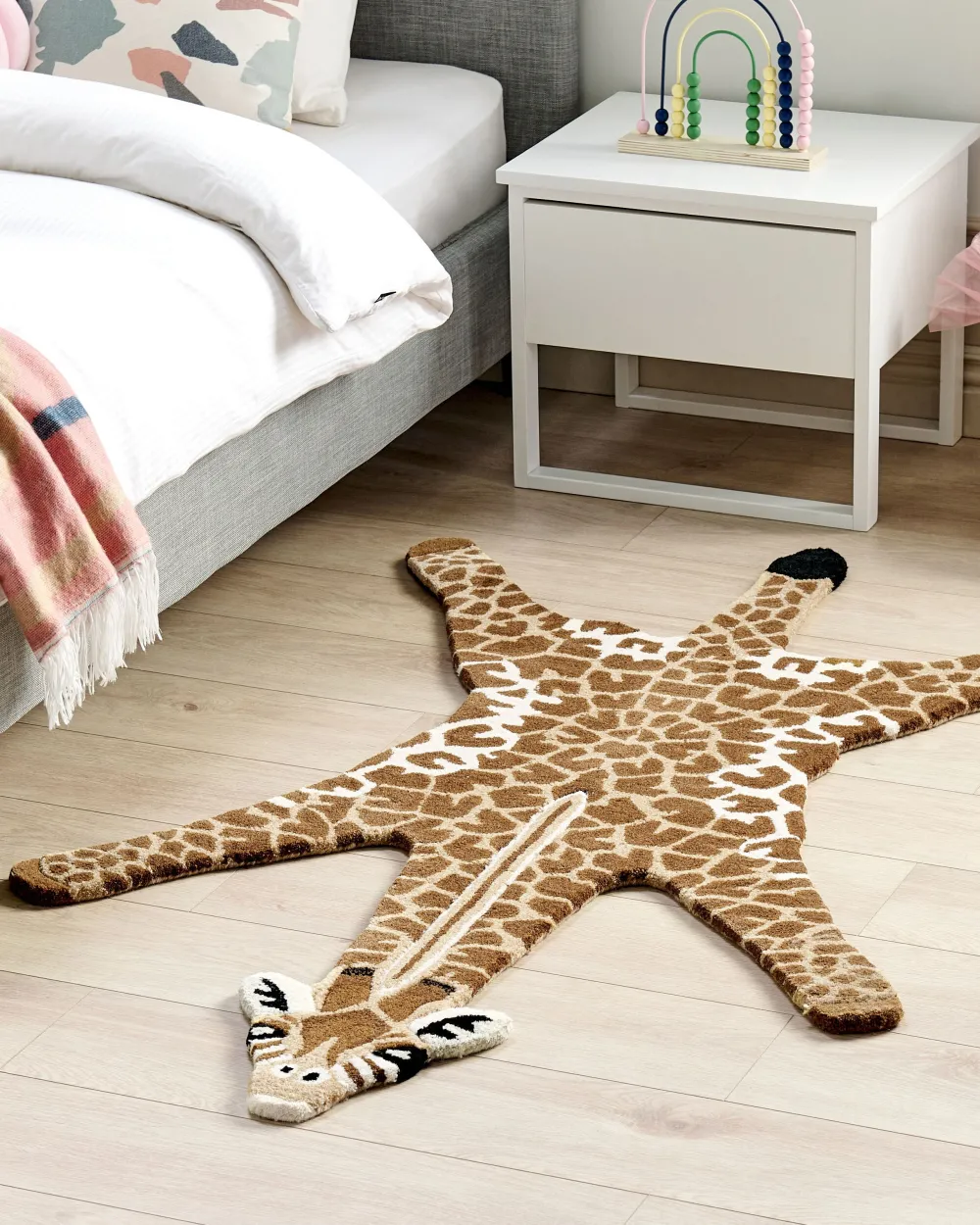 Online Beliani Matto Villa Ruskea/Beige 100 X 160 Cm Melman