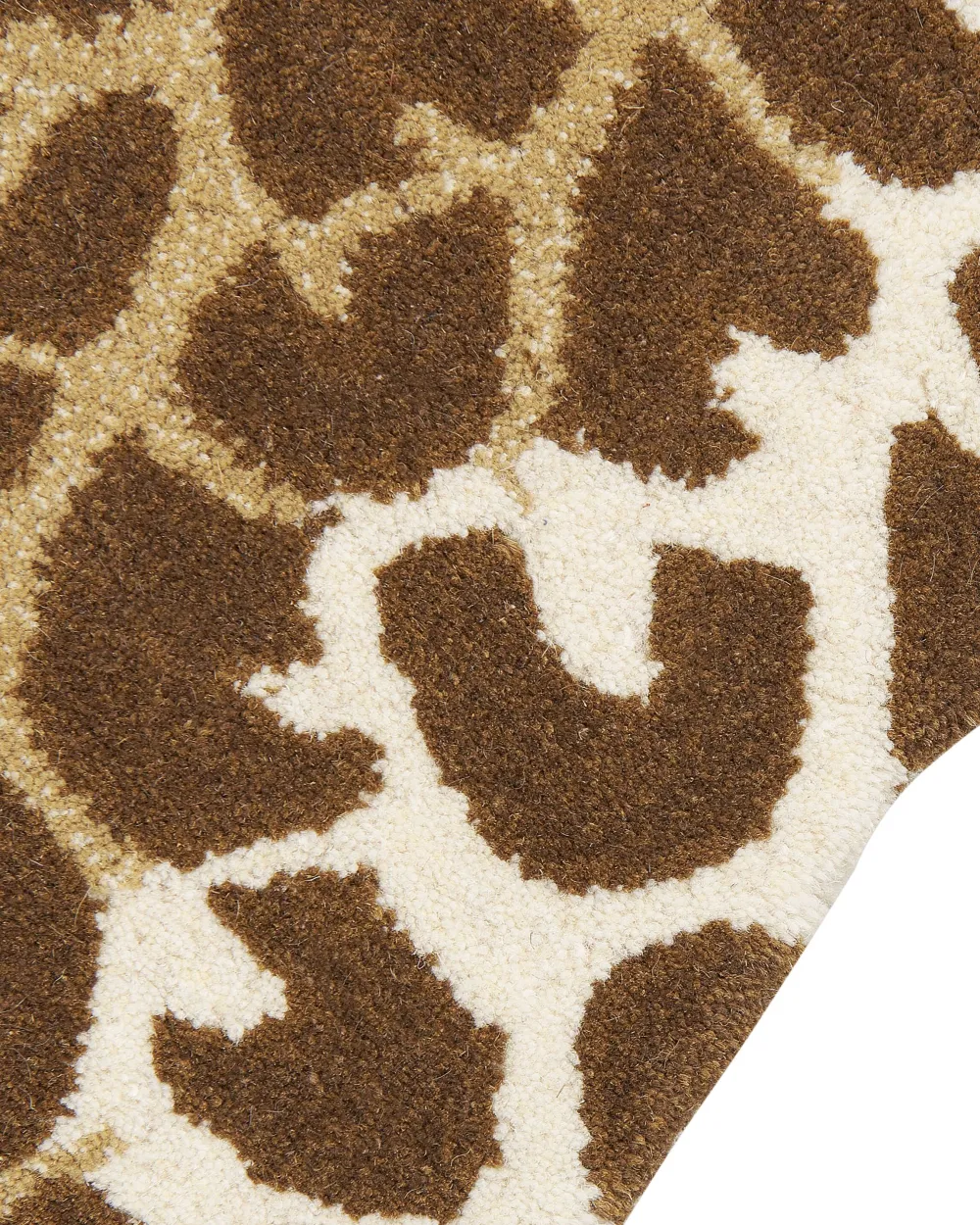 Online Beliani Matto Villa Ruskea/Beige 100 X 160 Cm Melman