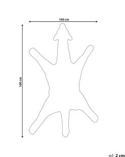 Online Beliani Matto Villa Ruskea/Beige 100 X 160 Cm Melman