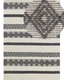 Matot<Beliani Matto Villa Vaalea Beige/Harmaa 160 X 230 Cm Davutlar