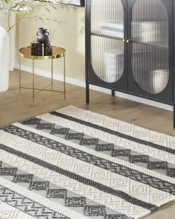 Matot<Beliani Matto Villa Vaalea Beige/Harmaa 160 X 230 Cm Davutlar