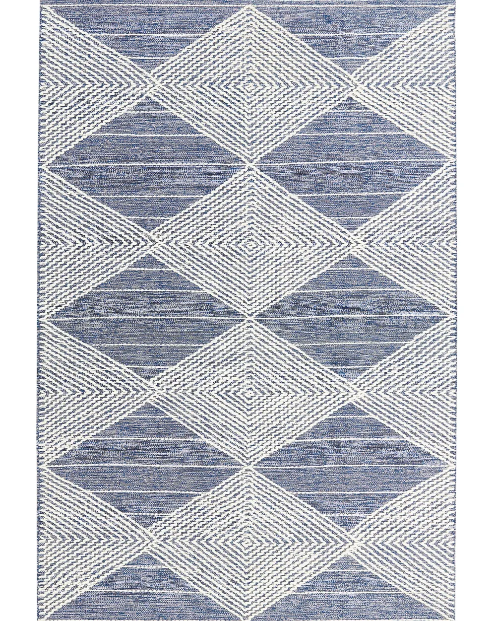 Fashion Beliani Matto Villa Vaalea Beige/Sininen 160 X 230 Cm Datca