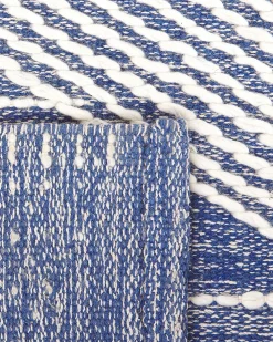 Fashion Beliani Matto Villa Vaalea Beige/Sininen 160 X 230 Cm Datca