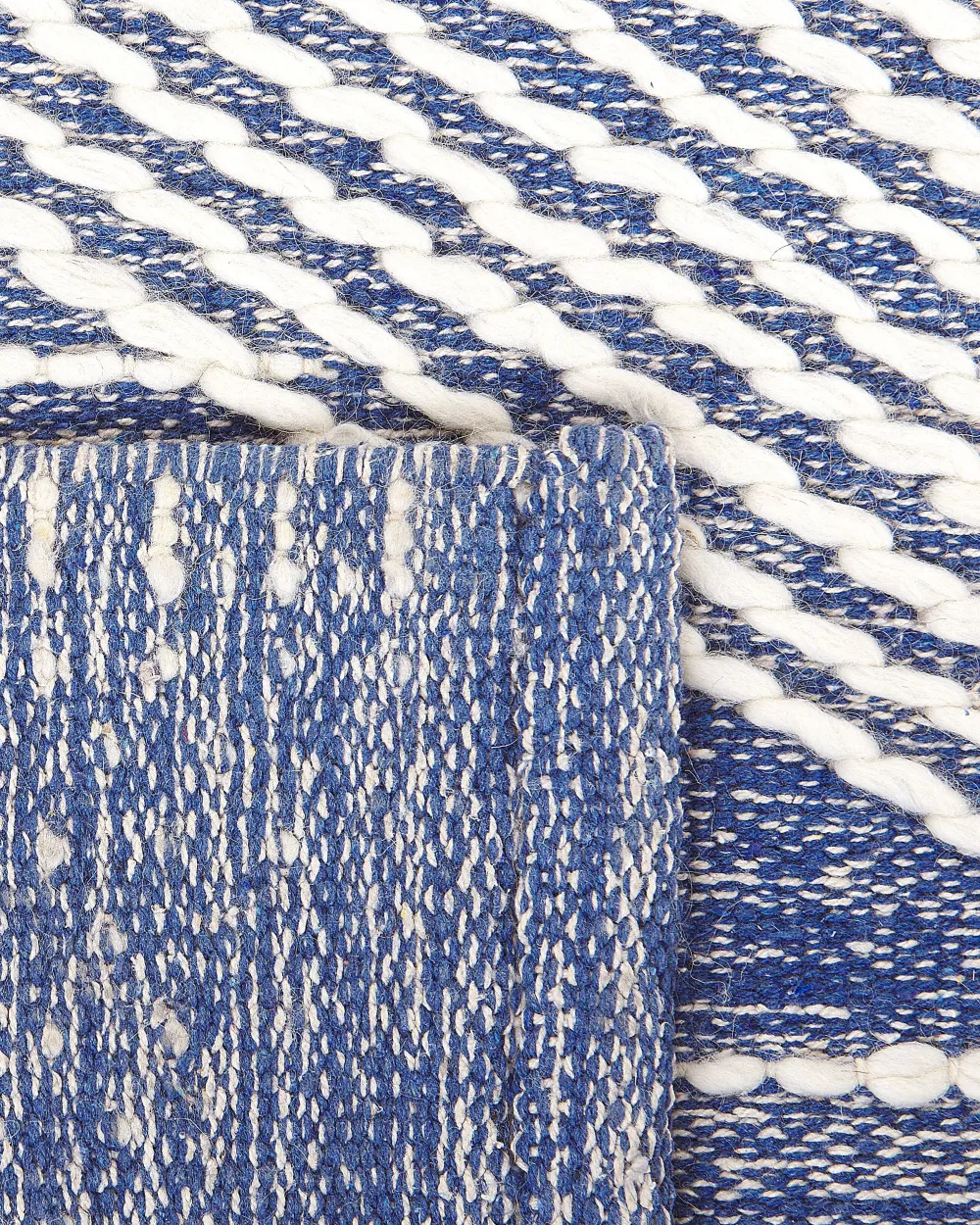 Fashion Beliani Matto Villa Vaalea Beige/Sininen 160 X 230 Cm Datca