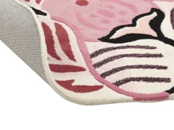 Lastenhuone<Beliani Matto Villa Vaaleanpunainen 120 X 110 Cm Parker