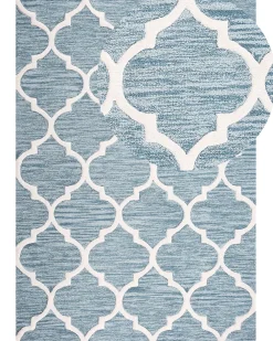 Matot<Beliani Matto Villa Vaaleansininen 160 X 230 Cm Yalova