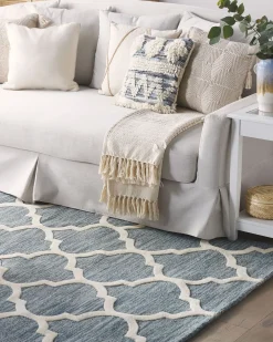 Matot<Beliani Matto Villa Vaaleansininen 160 X 230 Cm Yalova