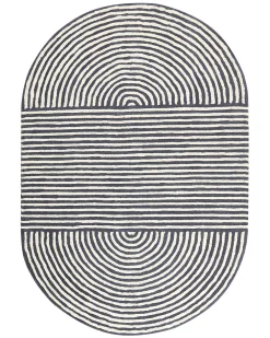 Matot<Beliani Matto Villa Valkoinen/Grafiitinharmaa 140 X 200 Cm Kweta