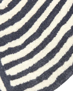 Matot<Beliani Matto Villa Valkoinen/Grafiitinharmaa 140 X 200 Cm Kweta