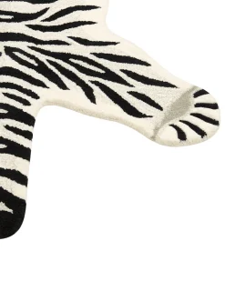 Matot<Beliani Matto Villa Valkoinen/Musta 100 X 160 Cm Shere