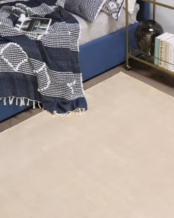 Matot<Beliani Matto Viskoosi Beige 160 X 230 Cm Gesi Ii