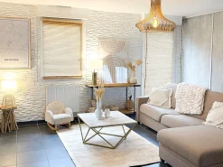 Matot<Beliani Matto Viskoosi Beige 160 X 230 Cm Gesi Ii