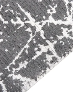 Fashion Beliani Matto Viskoosi Harmaa 160 X 230 Cm Hanli