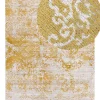 Sale Beliani Matto Viskoosi Keltainen/Beige 160 X 230 Cm Boyali