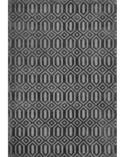 Matot<Beliani Matto Viskoosi Tummanharmaa 160 X 230 Cm Adatepe