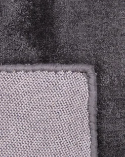 Matot<Beliani Matto Viskoosi Tummanharmaa 160 X 230 Cm Gesi Ii