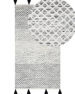 Best Sale Beliani Matto 80X150 Cm Musta Gemlik