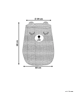Lastenhuone<Beliani Meriruohokori Luonnonvari 60 Cm Fulan