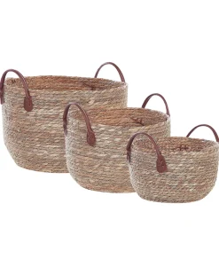 Outlet Beliani Meriruohokori Luonnonvari 3 Kpl Sayjar