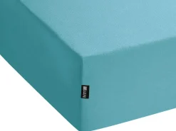 Flash Sale Beliani Muotoonommeltu Puuvillalakana 90 X 200 Cm Turkoosi Hofuf