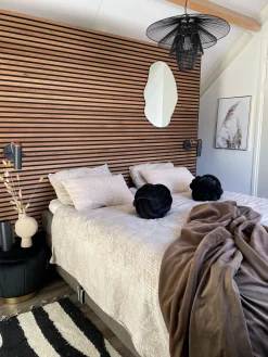 New Beliani Musta Samettinen Solmutyyny O 30 Cm Malni