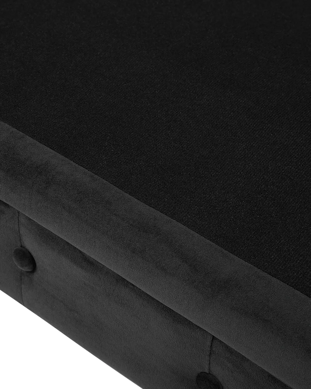 Nojatuolit<Beliani Musta Samettiverhoiltu Nojatuoli Chesterfield