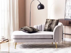 Tekstiilit<Beliani Mustavalkoinen Keinoturkis Koristetyynysetti 45 X 45 Cm 2 Kpl Rubrum