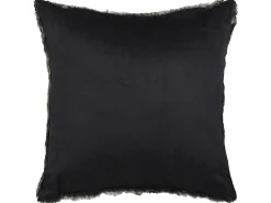 Tekstiilit<Beliani Mustavalkoinen Keinoturkis Koristetyynysetti 45 X 45 Cm 2 Kpl Rubrum