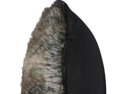 Tekstiilit<Beliani Mustavalkoinen Keinoturkis Koristetyynysetti 45 X 45 Cm 2 Kpl Rubrum