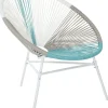 Cheap Beliani Narutuoli Polyrottinki Monivarinen Valkoinen Acapulco