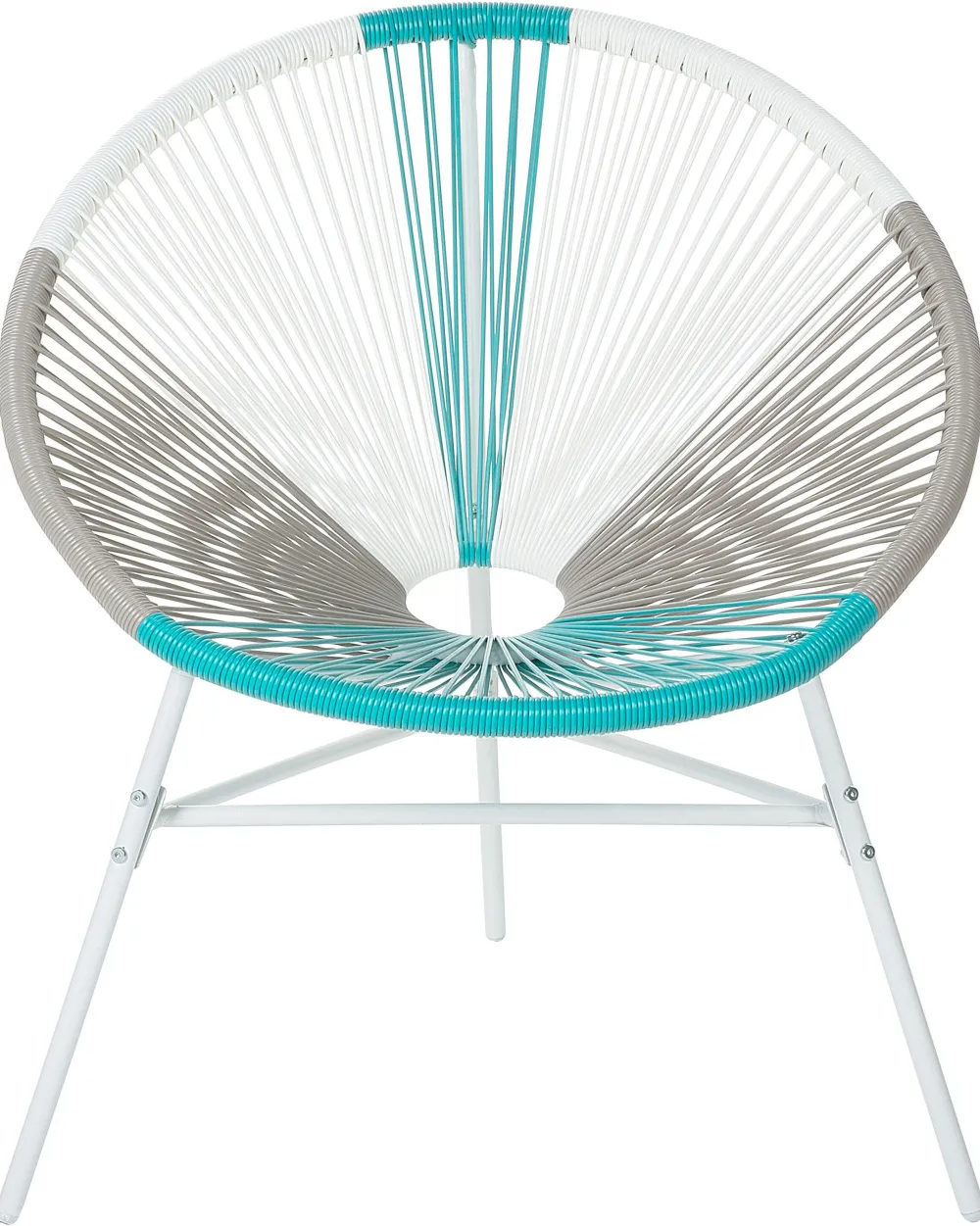 Cheap Beliani Narutuoli Polyrottinki Monivarinen Valkoinen Acapulco