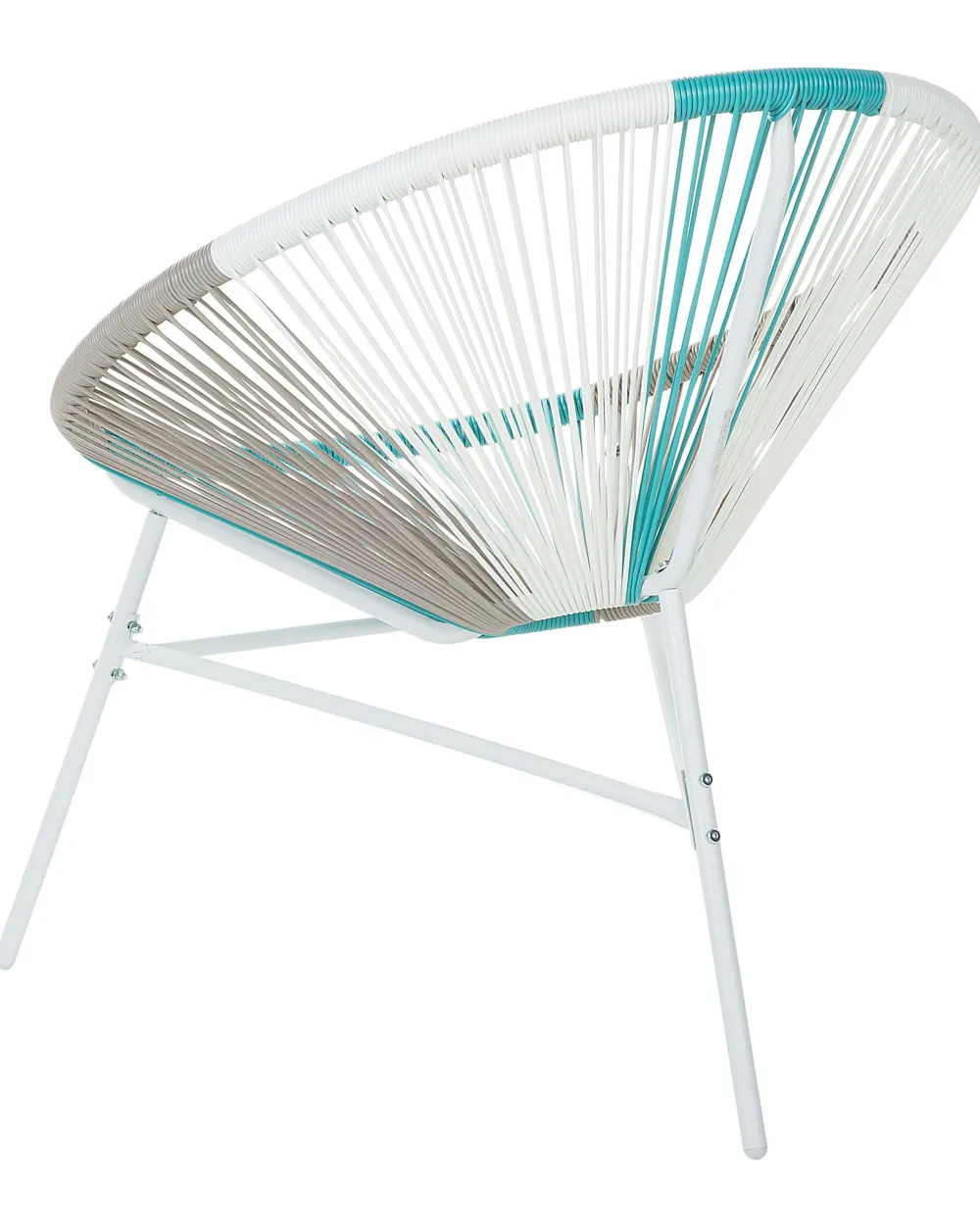 Cheap Beliani Narutuoli Polyrottinki Monivarinen Valkoinen Acapulco