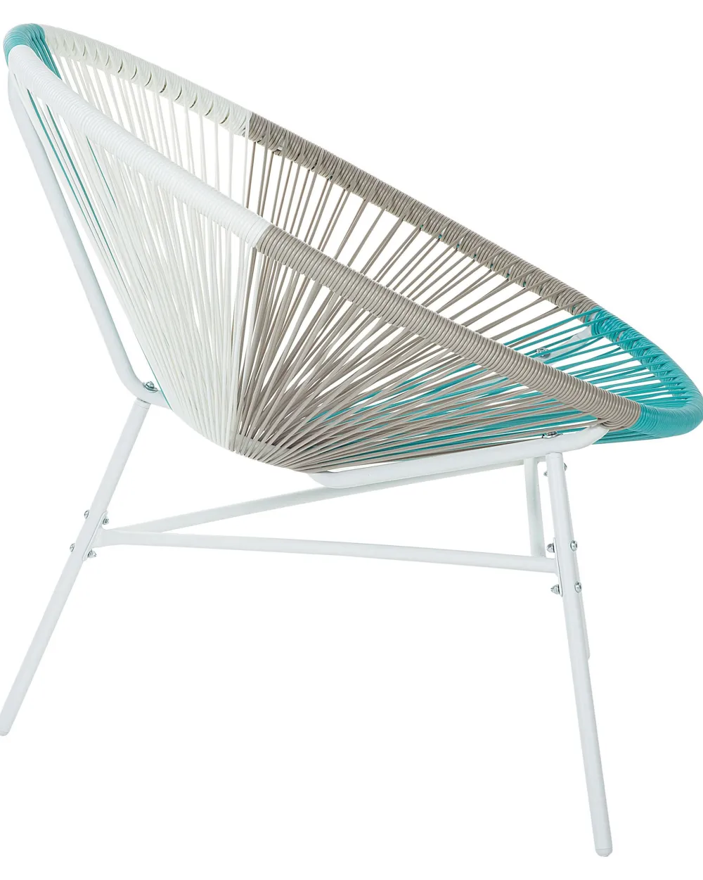 Cheap Beliani Narutuoli Polyrottinki Monivarinen Valkoinen Acapulco