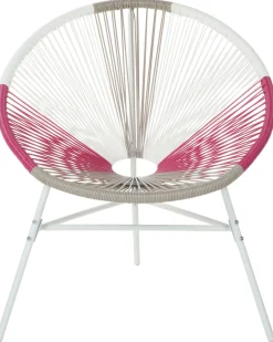 Ulkokalusteet<Beliani Narutuoli Polyrottinki Monivarinen Fuksia 2 Kpl Acapulco